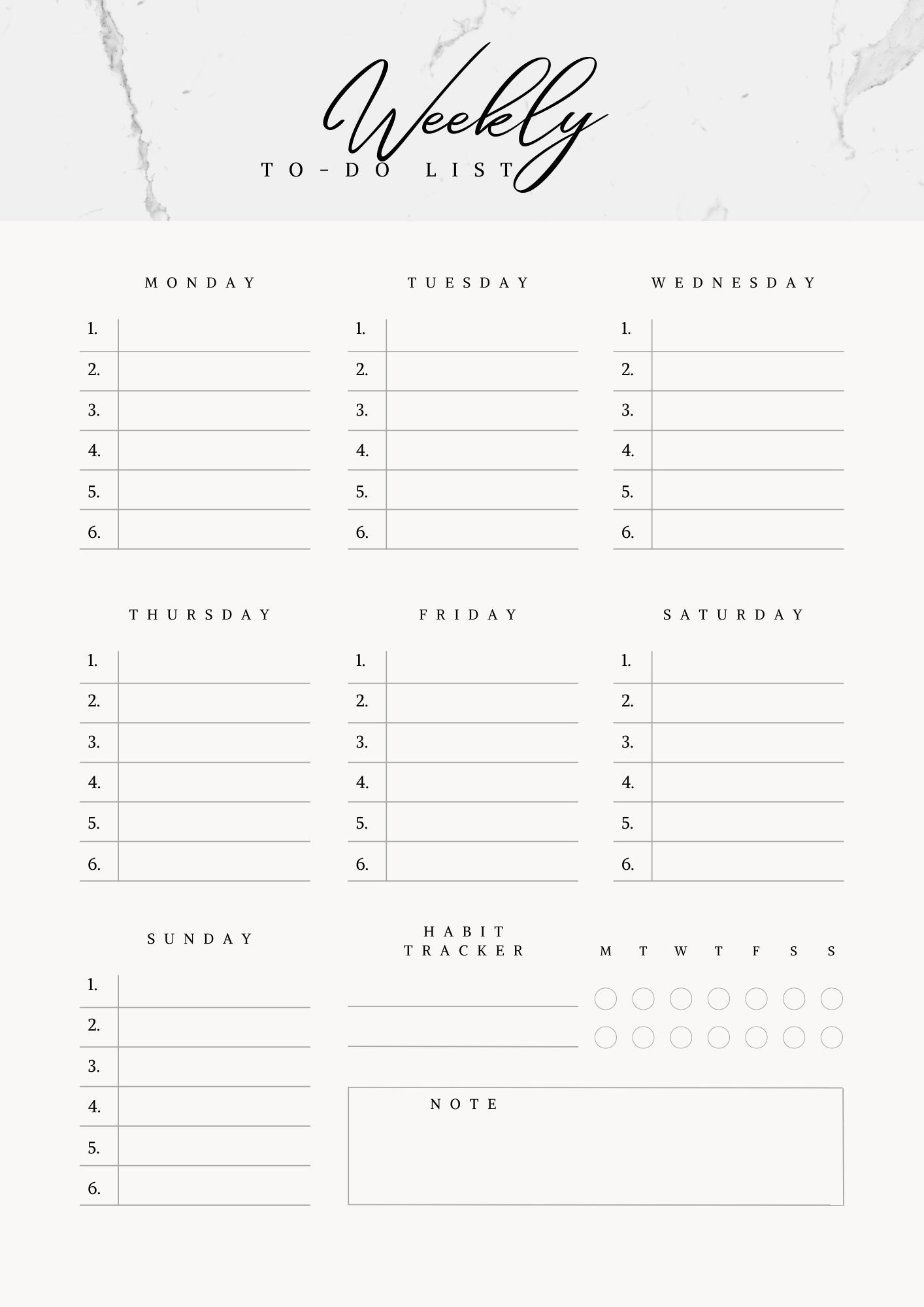 Digital To-do List Planner | Printable to Do List Planner | Instant ...