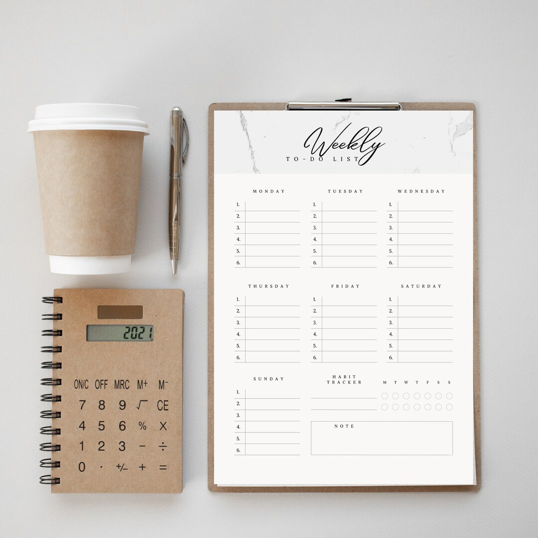 Digital To-do List Planner | Printable to Do List Planner | Instant ...