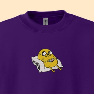 Chill Jake Gaming Embroidered Sweater, Personal Cartoon Gift Hoodie ...