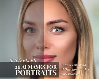 26 Lightroom-voorinstellingen voor portret: AI-retoucheermaskers (mobiel en desktop)