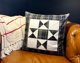 Quilt / Patchwork style pillow cover
