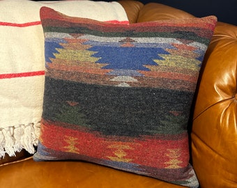 Southwest / Aztec Style Pillow Cover in Wool