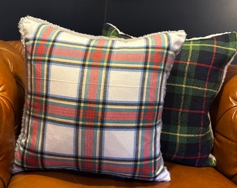 Christmas Tartan / Plaid Pillow Cover