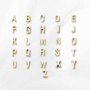Buchstabenanhänger für Kette mit Initialen, Buchstaben und Herzanhänger, personalisierte Anhänger ohne Kette, Geschenk für Sie