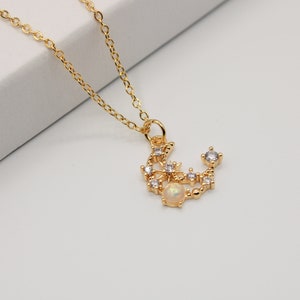 Sonnenkette, Kette mit Sonnenanhänger, Sun necklace, Mondkette, Sternenkette, Sonne Geschenk für Frau, Mutter, Schwester, Tochter Bild 7