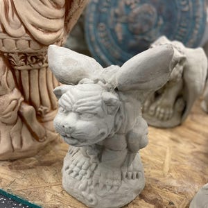 Small Gargoyle statue - Sterling Statuary | Handmade brand new solid concrete outdoor garden decor sculpture |