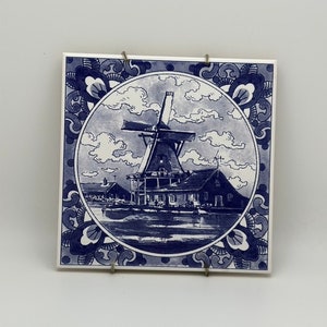 Vintage Delft Blue Tile