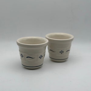 Longaberger Woven Traditions, Classic Blue, Votive Pair