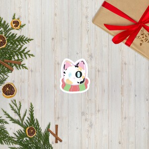Adesivos sem bolhas Calico Holiday Cat
