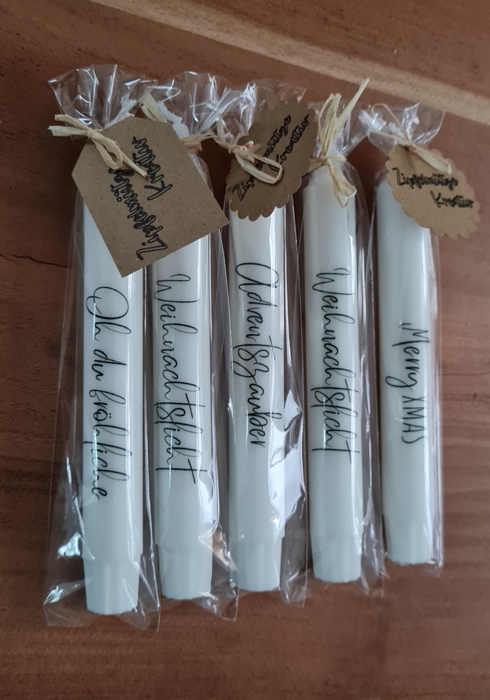 Kerze mit Spruch Stabkerze personalisiert Geschenk Etsy.de