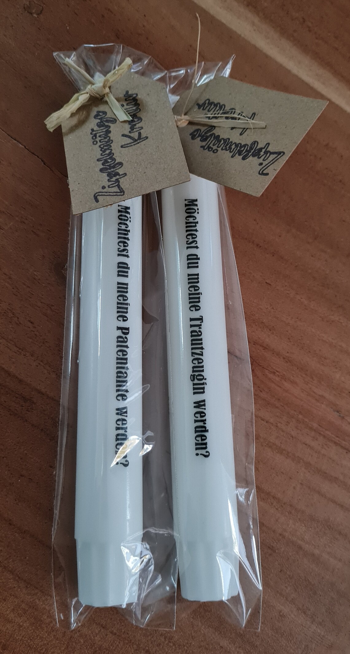 Kerze mit Spruch Stabkerze personalisiert Geschenk Etsy.de