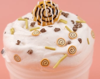 Cinnamon Bun Snowbutter Slime cinnamon bake scented UK seller birthday gift present toy