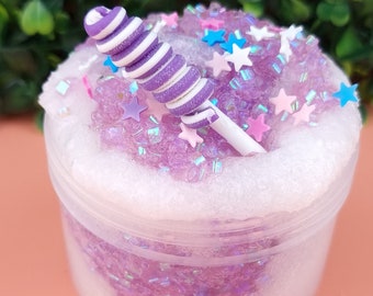 Lolly Swirl snowfizz + bingsu slime lollipop scented slime crunchy texture UK seller birthday gift present toy