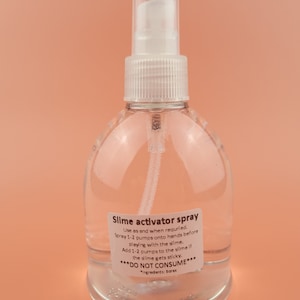 Slime premixed ready to use activator spray 250ml in refillable bottle