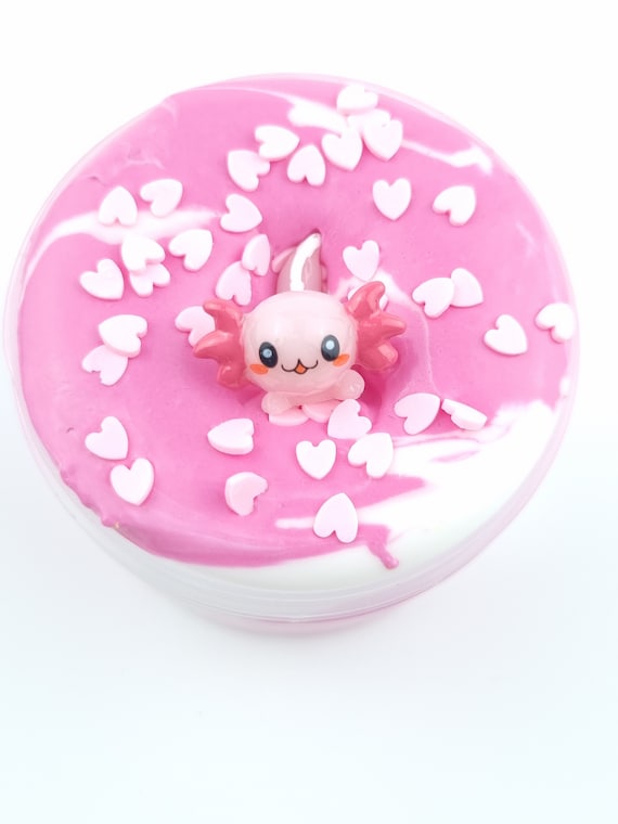 Making the CUTEST Baby Axolotl Slime 