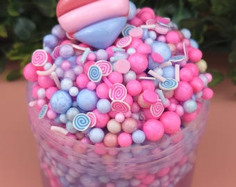 Bubble Popp floam slime candy floss scented slime crunchy texture UK seller birthday gift present toy