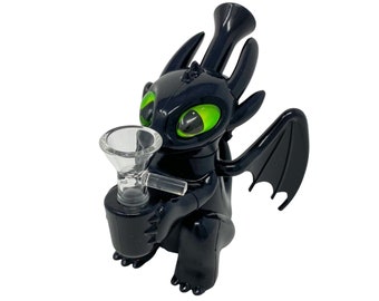 Toothless Dragon Silicone Hand Pipe