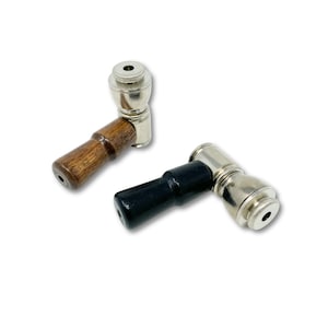 USA Made 4 Part Brass Pipe with Wooden Mouthpiece