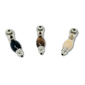 USA Made 6 Part Brass Pipe with Wooden base