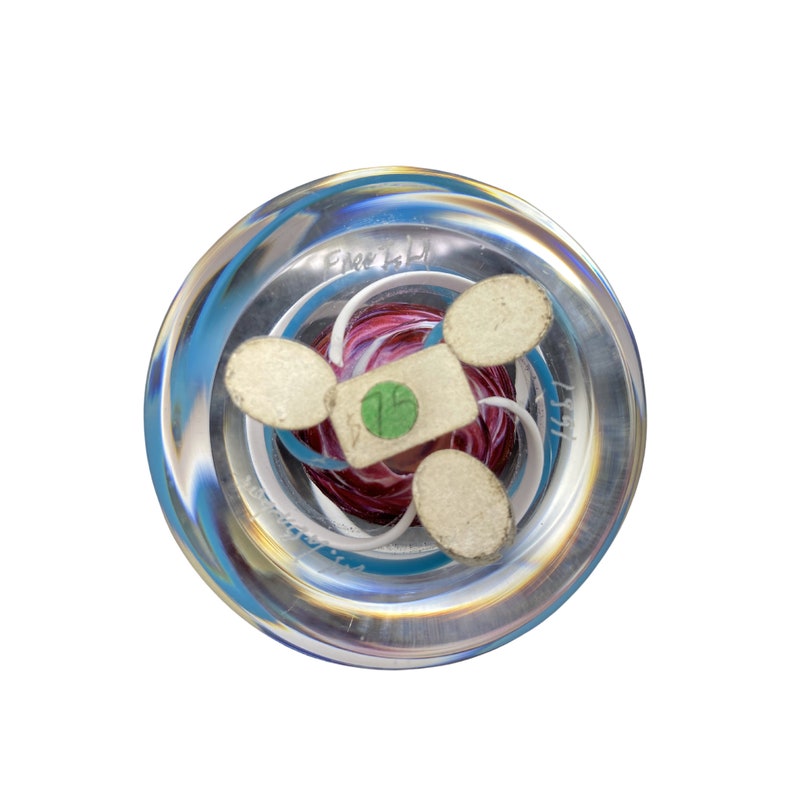 1991 Fire Island Glass Studio Paperweight Etsy