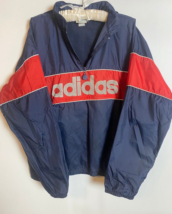 Vintage Adidas Quarter Zip Pullover (M)