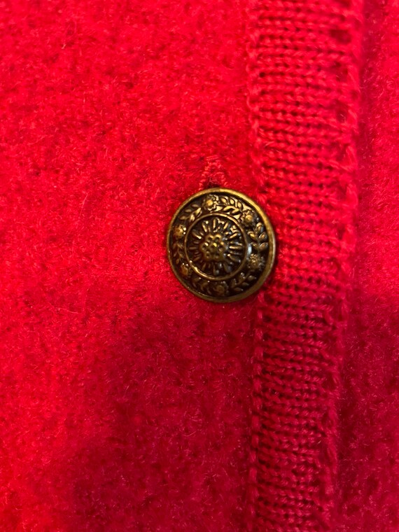 Vintage Stephanie Andrews Women's Wool Button Dow… - image 2