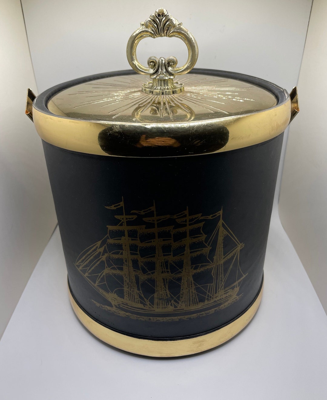 Vintage MCM Ice Bucket Etsy