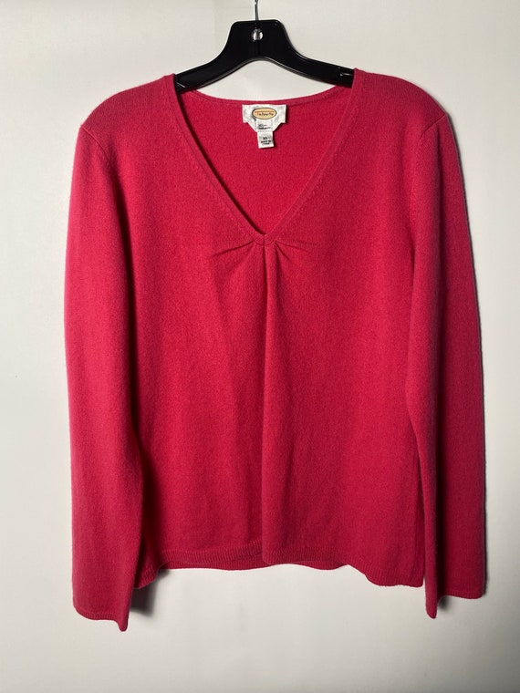 100% Cashmere Vintage Talbots Pink Sweater