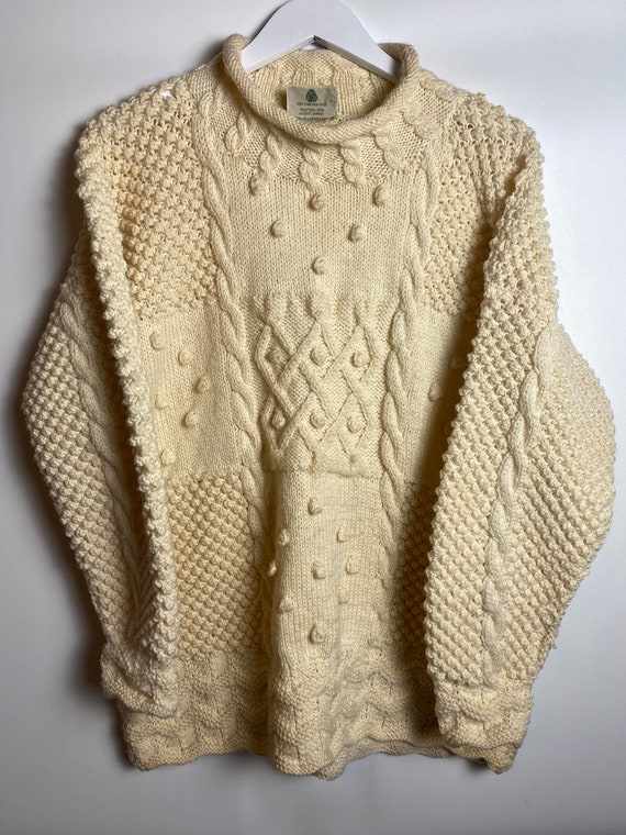 Vintage Blarney Woollen Mills Women's Hand-Knit Ir