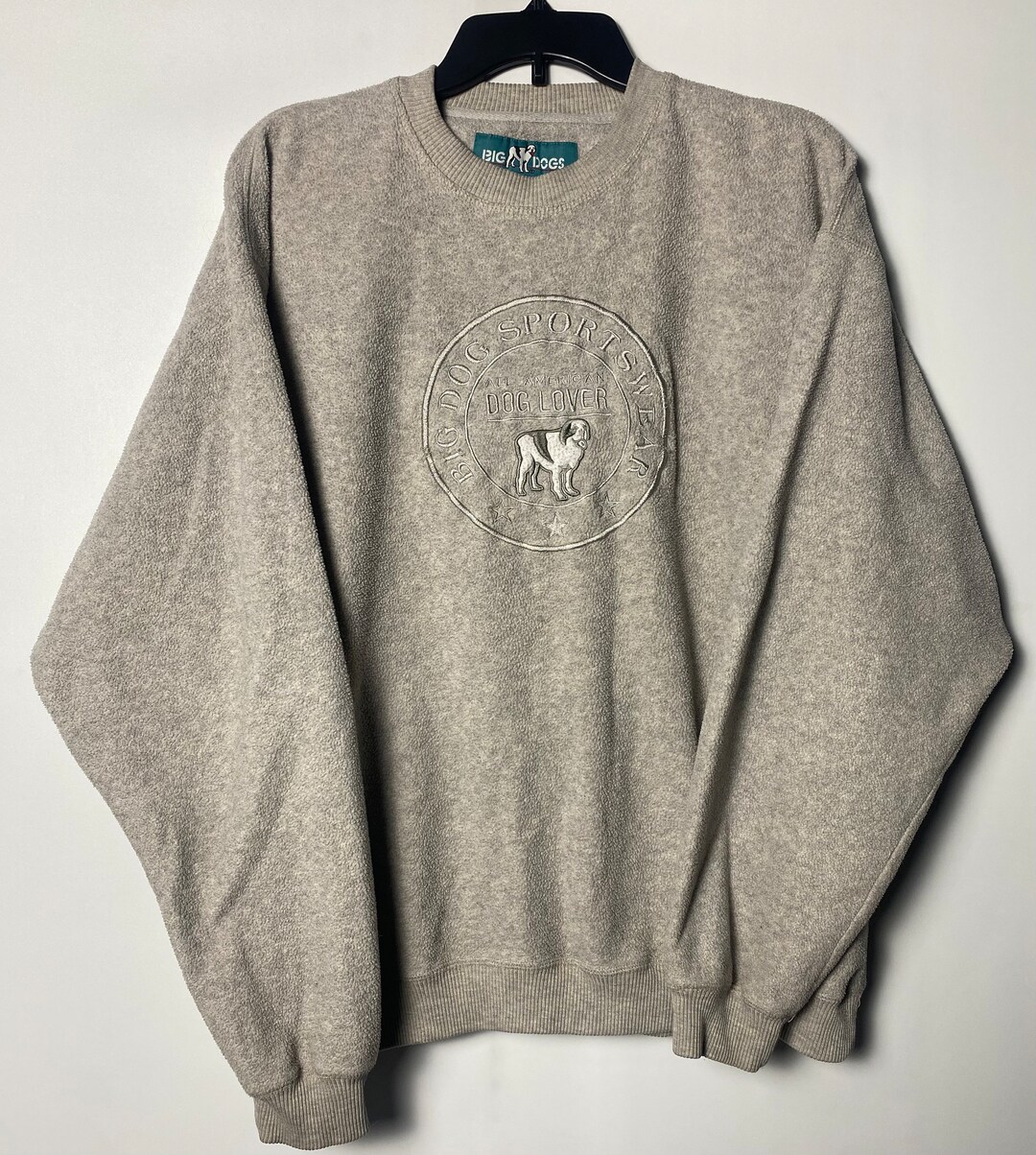 Vintage 90's Big Dog Men's Large Fleece Etsy