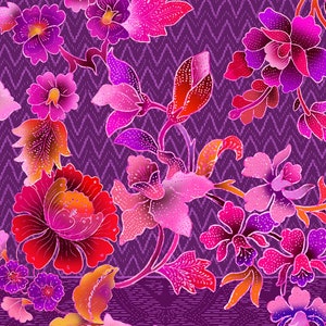 Giclée Print Beautiful Batiks Design #6705Textile art/design prints adorning your walls! Archival high quality, printed by the artist.