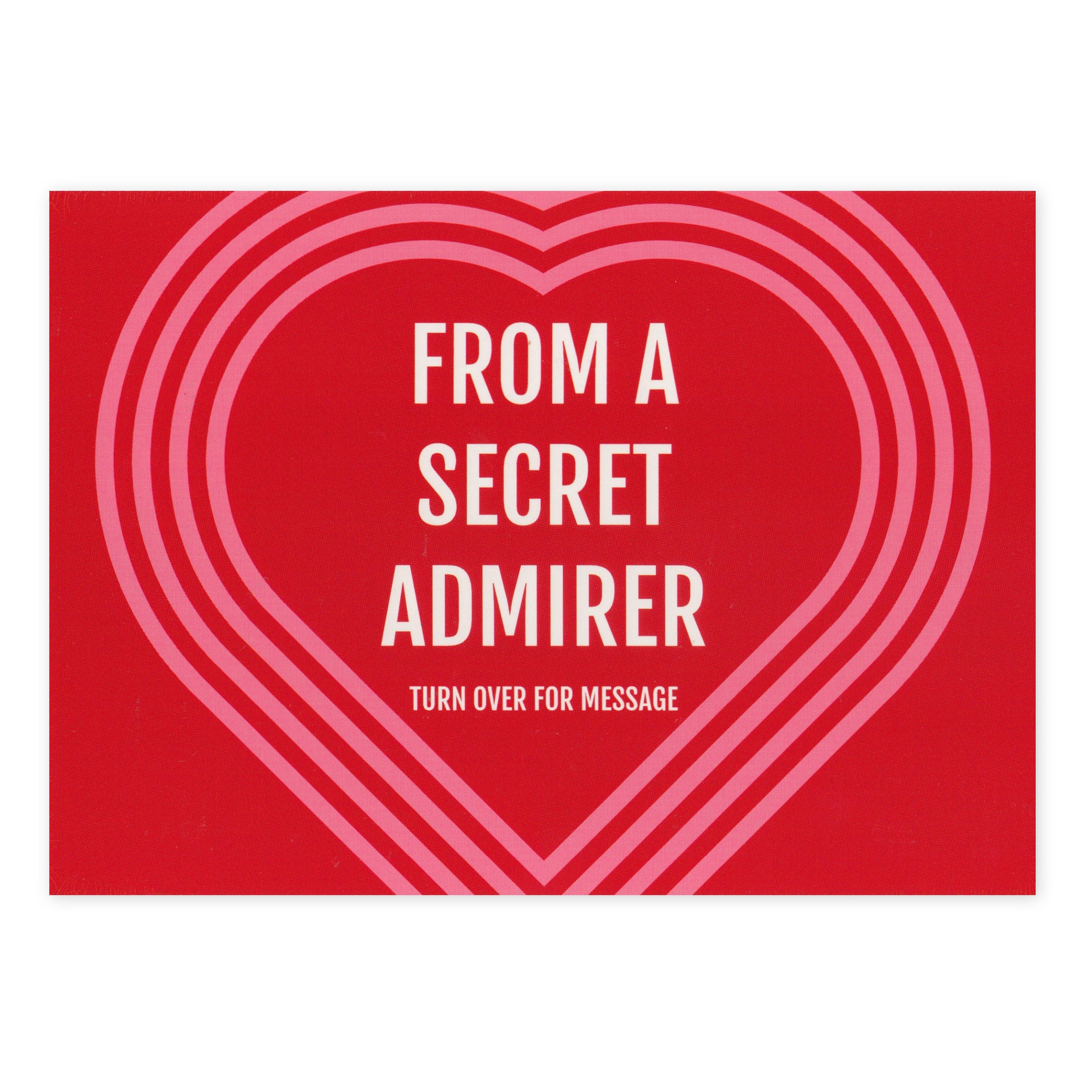 Secret Admirer Card 