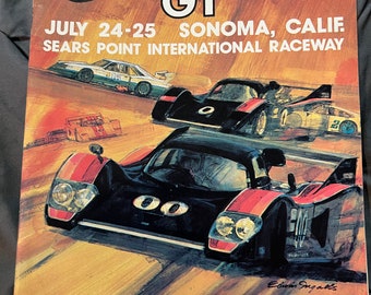 1982 Camel Gt Sonoma Sears Point Road Racing Program IMSA Rare