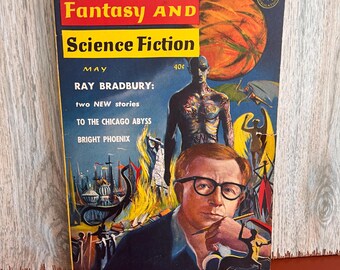 Tidskriften för fantasy och science fiction maj 1963 Ray Bradbury