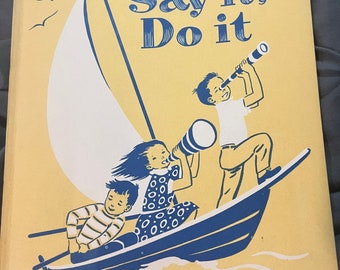 See It Say It Do It, help yourself series 1951 Childrens work book