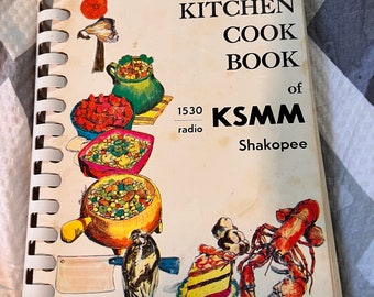 Nancy Ann’s Kitchen Cookbook of KSMM Shakopee 1530 Radio Vintage community style cookbook spiral