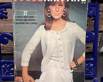 Vogue Knitting Booklet #68 Patterns, 1966 Ephemera