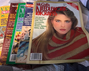 McCall's Needlework and Crafts Magazine, Vintage Basteln und Handarbeiten aus den 1970er bis 1980er Jahren