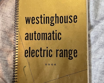 Westinghouse Spiral Vintage Automatik-Kochbuch, Vintage Küche Ephemera 1950er Jahre