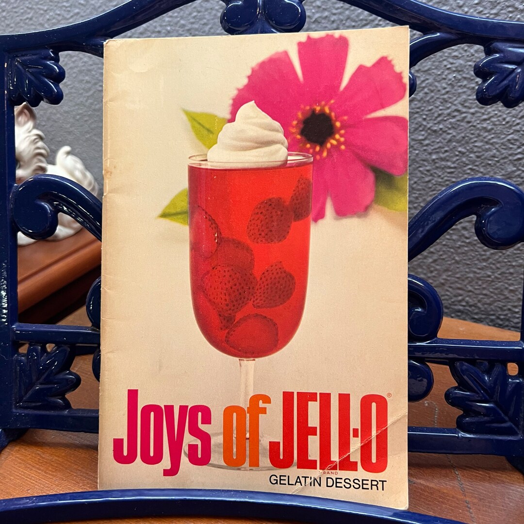 Vintage 1970s Joys of Jello Brand Gelatin Dessert Recipe Book Eleventh
