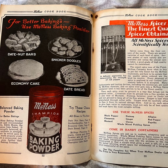 McNess Recipes from Around the World Cook Book 1920s McNess Recipes from Around the World Cook Book 1920s