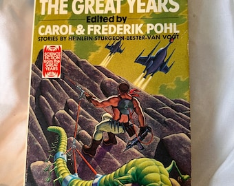 Ciencia ficción: Los grandes años, Volumen 2, 1976 Carol y Frederik Pohl libro de bolsillo de ciencia ficción vintage 1971
