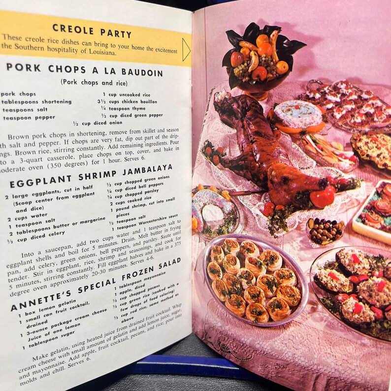 Miss Fluffy's Rice Cookbook, 1960's Vintage Recipe Pamphlet Advertising ...