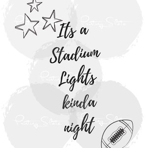 Under the Stadium Lights SVG