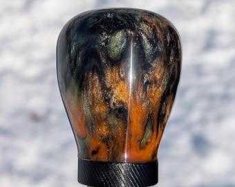 Perilla de cambio - Negra / Naranja (Brillante) / Amarilla (Brillante) - Rosca universal (LEER DESCRIPCIÓN)