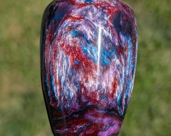 Pomo de palanca de cambios - Lila / Malva Flash / Azul Aizome - Rosca universal (LEER DESCRIPCIÓN)