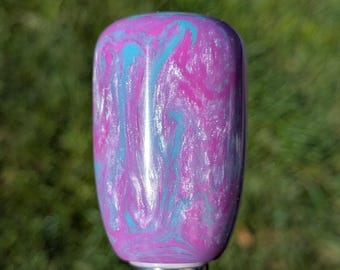 Perilla de cambio - Azul Tiffi / Violeta Rairakku / Blanco Cristal Hielo - Rosca Universal (LEER DESCRIPCIÓN)