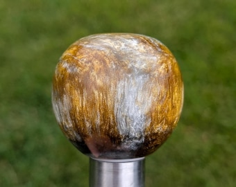 Pomo de cambio - Cromo dorado/plateado - Rosca universal (LEER DESCRIPCIÓN)