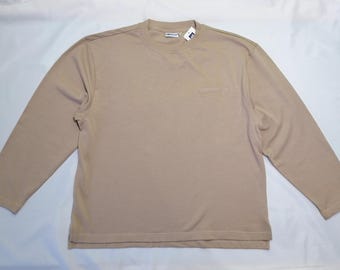 Sudadera de hombre Royal Caribbean 100% algodón, color beige, talla XL