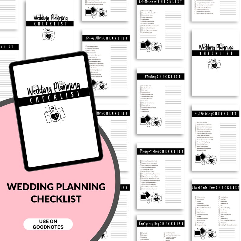 Printable Wedding Attire Checklist, Printable Wedding Planning ...